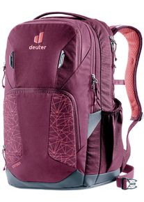 Schulrucksack Deuter "COTOGY", cassis, dahlia, Rucks&auml;cke, M&auml;dchen, B/H/T: 30cm x 45cm x 24cm, Obermaterial: 90% Polyester, 10% Polyamid, Schulrucksack, mit vielseitigen Organisationstaschen, 28 Liter Volumen, B:30cm H:45cm T:24cm
