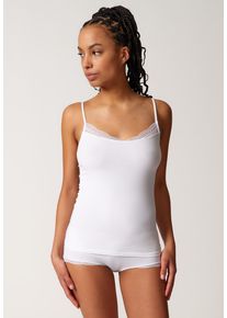 Unterhemd Skiny "Classicotton", Herren, Gr. 38, N-Gr, wei&szlig;, Obermaterial: 94% Baumwolle, 6% Elasthan. Spitze: 85% Polyamid, 15% Elasthan, figurbetont, V-Ausschnitt,tiefer V-Ausschnitt, Unterhemden Unterhemd, bequem, weich, eng, Baumwollmix