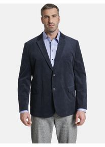 Cordsakko CHARLES COLBY "Cord-Sakko DUKE WESTON", Herren, Gr. 70, blau (dunkelblau), Obermaterial: 98% Baumwolle CO. 2% Elasthan EL., regular fit normal, Sakkos Cordsakko