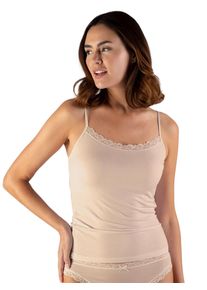 Achseltop Nina von C. "Damen Tr&auml;gertop Daily & Cosy", Damen, Gr. 48, N-Gr, beige (nude), Obermaterial: 95% Modal CMD. 5% Elasthan EL., Unterhemden Achseltop