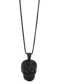 Adelia&acute;s Kette ohne Anh&auml;nger ADELIA&acute;S "Unisex Halskette mit Anh&auml;nger &iquest; Totenkopf aus Edelstahl" Gr. 60, schwarz, Halsketten, Damen, Edelstahl, Kette ohne Anh&auml;nger