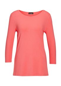 3/4-Arm-Shirt GOLDNER "Trageangenehmes Viskoseshirt mit Elasthan", Damen, Gr. 52, gelb (maisgelb), Obermaterial: 95% Viskose CV. 5% Elasthan EL., normal, Sonstiges, Shirts 3/4-Arm-Shirt, Ohne