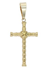 Adelia&acute;s Kreuzanh&auml;nger ADELIA&acute;S "Unisex Anh&auml;nger &iquest; Kreuz Kreuzanh&auml;nger aus Edelstahl", gold, Schmuckanh&auml;nger, Damen, Edelstahl, Kreuzanh&auml;nger