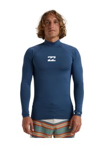 Rash Guard Billabong "Waves All Day", Herren, Gr. XS, schwarz (midnight), 85% Polyester, 15% Elasthan, Shirts Rash Guard