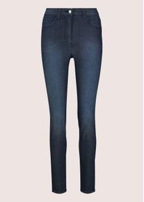 Madeleine Mode Regular-fit-Jeans MADELEINE "Jeans Schlanke Five-Pocket-Jeans", Damen, Gr. 38, N + K Gr, blau, Obermaterial: 74% Baumwolle CO. 22% Polyester PES. 4% Elasthan EL., Modern, normal, Jeans Regular-fit-Jeans