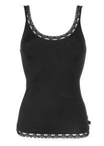 like it! Achseltop LIKE IT "Damen Tr&auml;gertop Olivia", Damen, Gr. S, N-Gr, schwarz, Obermaterial: 92% Polyamid PA. 8% Elasthan EL., Unterhemden Achseltop