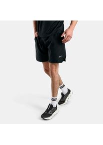 Laufshorts Reebok "ID RUN SHORTS", Damen, Gr. L, N-Gr, schwarz, Obermaterial: 100% Polyester, Hosen Laufshorts, sportlicher Stil, f&uuml;r Lauftraining und sportliche Aktivit&auml;ten