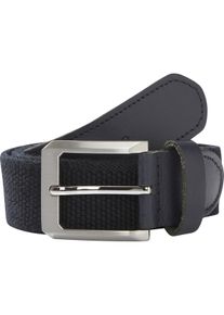 Stretchg&uuml;rtel Babista "Dehng&uuml;rtel MILANVENZO", Herren, Gr. 130, blau (dunkelblau), Obermaterial: 74% Polyester COOLMAX PES(Coolmax). 18% Viskose Birla CV Birla. 8% Elasthan EL., G&uuml;rtel Stretchg&uuml;rtel