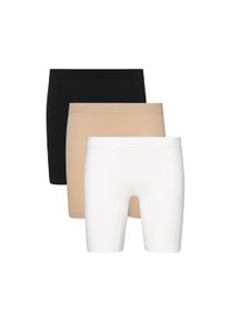 Panty Jockey "Panty Skimmies Slipshort 3er Pack", Herren, Gr. XL, bunt (schwarz, wei&szlig;, beige), Obermaterial: 85% Polyamid PA. 12% Elasthan EL. 3% Baumwolle CO., Unterhosen Panty