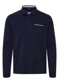 Langarmshirt FQ1924 "Langarmshirt FQMarten", Herren, Gr. S, blau (navy blazer), Obermaterial: 100% Baumwolle CO., regular fit normal, Shirts Langarmshirt
