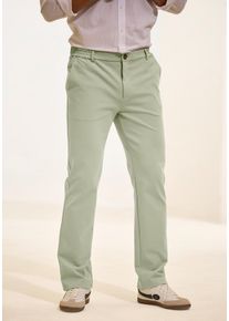 H.I.S. Stoffhose H.I.S "Dehnbund-Hose mit seitlichem Gummizug, auch in gro&szlig;en Gr&ouml;&szlig;en", Herren, Gr. 40, L&auml;nge 30, salbei, Jersey, Obermaterial: 73% Baumwolle, 17% Polyamid, 10% Elasthan, comfort fit lang, Hosen Stoffhose, Komfortbund - besonders bequem