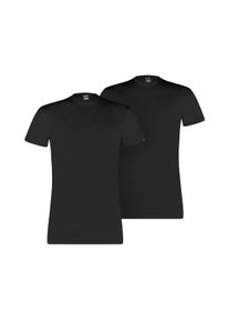 T-Shirt Puma "T-Shirt 2er Pack", Herren, Gr. M, schwarz, Obermaterial: 100% Baumwolle CO., Shirts T-Shirt