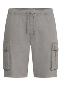 Cargoshorts Blend "Cargoshorts BHMBHKVALLE", Damen, Gr. 3XL, N-Gr, grau (pewter), Obermaterial: 99% Baumwolle CO. 1% Elasthan EL., Hosen Cargoshorts