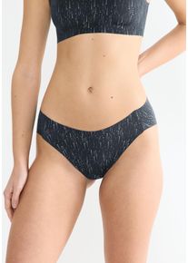 Slip Sloggi "ZERO Feel 2.0 High leg", Herren, Gr. XS, schwarz-wei&szlig; (schwarz combination), Single Jersey, Obermaterial: 76% Polyamid, 24% Elasthan, k&ouml;rpernah, Unterhosen Slip, nahtlos und unsichtbar