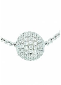 Adelia&acute;s Kettenanh&auml;nger ADELIA&acute;S "925 Silber Anker Anh&auml;nger mit Zirkonia 42 cm &Oslash; 1,4 mm", silber, Schmuckanh&auml;nger, Damen, mit Zirkonia, Silber 925 (Sterlingsilber), Kettenanh&auml;nger