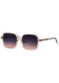 Sonnenbrille Tom Tailor "Modell 676007", Herren, rosa transparent, transparent, Sonnenbrillen Sonnenbrille, Form Feminin, Logoschriftzug auf B&uuml;gel, Kunststofffassung