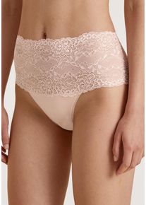 Slip Calida "Sensual Secrets", Herren, Gr. XS (36/38), rosa, Single Jersey, Obermaterial: 57% Viskose, 38% Baumwolle, 5% Elasthan, unifarben, normal, Unterhosen Slip, breiter Spitzenbund, Viskose-Mix, Single Jersey, elastisch, weich