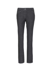 Regular-fit-Jeans GOLDNER "Edel geschm&uuml;ckte Jeansschlupfhose MARTHA", Damen, Gr. 40, N-Gr, schwarz, Obermaterial: 75% Baumwolle CO. 23% Polyester PES. 2% Elasthan EL., Jeans Regular-fit-Jeans