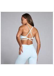 Myprotein MP Damen Tempo Sport-BH mit Riemchenr&uuml;cken &ndash; Babyblau - L