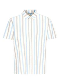 Leinenhemd Blend "Leinenhemd BHAban", Damen, Gr. XXL, N-Gr, blau (lichen blau), Obermaterial: 70% Baumwolle CO. 30% Leinen LI., Hemden Leinenhemd