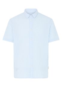 Kurzarmhemd Blend "Kurzarmhemd BHBarny", Damen, Gr. XXL, N-Gr, blau (faded denim), Obermaterial: 98% Baumwolle CO. 2% Elasthan EL., Hemden Kurzarmhemd