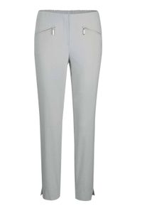 7/8-Hose GOLDNER "Stretchhose LOUISA, dehnbar & mit Taschen", Damen, Gr. 48, N-Gr, beige (stein), Obermaterial: 67% Baumwolle CO. 28% Polyamid PA. 5% Elasthan EL., normal, Hosen 7/8-Hose, Ohne