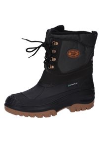 Winterstiefel Spirale "Pilgrim" Gr. 47, schwarz (schwarz, braun, oliv), 47, Obermaterial: 50% Nylon NY. 50% PVC PVC., Schuhe, Winterstiefel