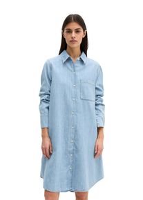 Marc O'Polo Jeanskleid MARC O'POLO, Damen, Gr. XL, N-Gr, light blau, Denim/Jeans, Obermaterial: 100% Baumwolle, relaxed fit ca. Mitte Knie, 2-Knopf-Manschette, Kleider Jeanskleid, A-Shape aus flie&szlig;endem Organic Cotton