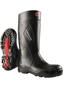 Sicherheitsstiefel Dunlop "Purofort+ full safety" Gr. 49, schwarz, 49, Obermaterial: 100% Textilmaterial TEXMAT., Schuhe, Sicherheitsstiefel