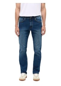 Straight-Jeans Mustang "Style Washington Straight", Herren, Gr. 34, L&auml;nge 30, schwarz, Denim/Jeans, Obermaterial: 99% Baumwolle, 1% Elasthan, straight fit lang, Jeans Straight-Jeans, mit Rei&szlig;verschluss