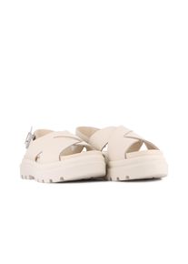 Sandale Palladium "PALLACRUISE CROSSED", Damen, Gr. 42, almond milk, Leder, Schuhe Sandale, Sommerschuh, Sandalette, Riemchensandale