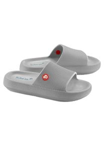 Sandale SCHUZZ "Claquette", Damen, Gr. 41, grau (hellgrau), Obermaterial: 100% Gummi rubber., Schuhe Sandale