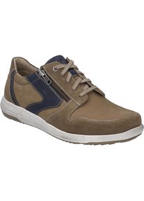 Schn&uuml;rschuh Josef Seibel "Enrico 20, taupe-kombi", Damen, Gr. 40, grau (taupe, kombi), Obermaterial: 100% Rindsleder Leather cow., Schuhe Schn&uuml;rschuh