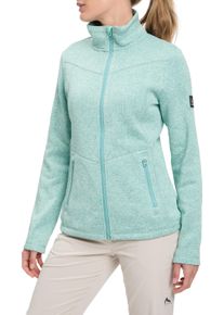 Fleecejacke McKINLEY "DA.-UNTERJACKE RUBIN III WMS", Damen, Gr. 52, melange, blau aqua, Obermaterial: 100% Polyester, Jacken Fleecejacke, weiches Strickfleece-Material, mit Antipilling-Ausr&uuml;stung