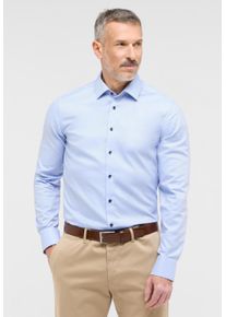 Langarmhemd Eterna "SLIM FIT", Damen, Gr. 38, Normalgr&ouml;&szlig;en, blau (hellblau), 100% Baumwolle, schmal, Manschette, Hemden Langarmhemd, NON IRON (b&uuml;gelfrei)