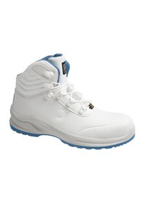 Sicherheitsschuh SAFETY JOGGER WORKS "Pure Mid TG" Gr. 46, rot (wei&szlig;, blau), 46, Obermaterial: 50% Rindsleder Leather cow. 50% Lammleder LEL., Schuhe, Sicherheitsschuh