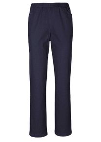 Regular-fit-Jeans GOLDNER "Bequeme Jeansschlupfhose Louisa", Damen, Gr. 46, N-Gr, blau (dunkelblau), Obermaterial: 77% Baumwolle CO. 19% Polyester PES. 4% Elasthan EL., normal, Jeans Regular-fit-Jeans, Ohne