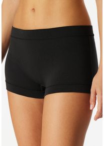Panty Schiesser "Unique Cotton", Herren, Gr. 48, schwarz (000, schwarz), Obermaterial: 90% Baumwolle, 10% Elasthan, k&ouml;rpernah, Unterhosen Panty, Baumwollmischung, ohne Gummi, Topseller