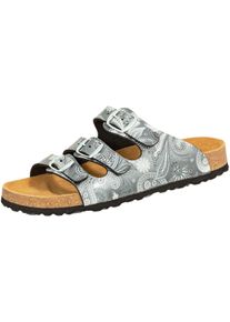 Sandale Lico "Bioline", Damen, Gr. 40, grau (anthrazit), Obermaterial: 100% Synthetik synthetic., Schuhe Sandale