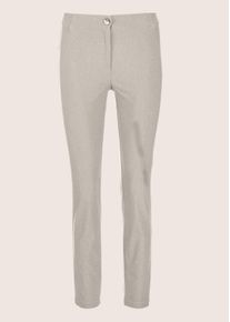 Madeleine Mode Stoffhose MADELEINE "Stretchhose Komforthose mit Ziern&auml;hten", Herren, Gr. 19, N + K Gr, grau (steingrau), Obermaterial: 74% Viskose CV. 23% Polyamid PA. 3% Elasthan EL., Modern, Hosen Stoffhose, hoher Tragekomfort durch Stretchanteil