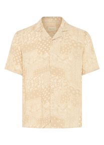 Kurzarmhemd Blend "Kurzarmhemd BHAslak", Damen, Gr. XXL, N-Gr, beige (crockery), Obermaterial: 100% Viskose LENZING ECOVERO CV LenzEcov., Hemden Kurzarmhemd