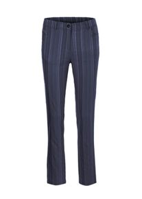 Stoffhose GOLDNER "Kurzgr&ouml;&szlig;e Sportliche Strukturhose in elastischer Ware", Herren, Gr. 20, K-Gr, blau (dunkelmarine), Obermaterial: 45% Elastomultiester ELE. 44% Baumwolle CO. 7% Viskose CV. 4% Polyester PES., normal, Hosen Stoffhose, perfekter Sitz mit viel Komfort