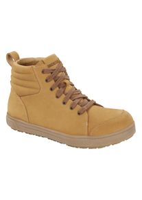 Sicherheitsschuh Birkenstock "QS 700 NL" Gr. 47, braun (camel), 47, Obermaterial: 50% Rindsleder Leather cow. 50% Lammleder LEL., Schuhe, Sicherheitsschuh