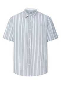 Kurzarmhemd Blend "Kurzarmhemd BHAvik", Herren, Gr. XXL, N-Gr, blau (salute), Obermaterial: 100% Baumwolle CO., Hemden Kurzarmhemd