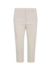 Caprihose Freequent "FQSOLVEJ-CA", Damen, Gr. M, N-Gr, moonbeam, Web, Obermaterial: 76% Viskose, 21% Polyamid, 3% Elasthan, slim fit 3/4-L&auml;nge, Hosen Caprihose, Sommerhose 3/4-L&auml;nge mit Viskose und Stretch