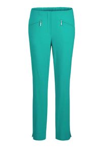 7/8-Hose GOLDNER "Stretchhose LOUISA, dehnbar & mit Taschen", Damen, Gr. 54, N-Gr, gr&uuml;n, Obermaterial: 67% Baumwolle CO. 28% Polyamid PA. 5% Elasthan EL., normal, Hosen 7/8-Hose, Ohne