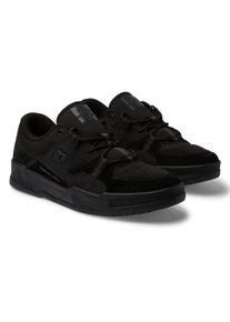 Skateschuh DC Shoes "Construct", Herren, Gr. 8(40,5), schwarz (schwarz, schwarz, schwarz), Obermaterial:54.6% Leder, 20.9% Synthetikmaterial, 25.5% Microfaser;, Schuhe Skateschuh