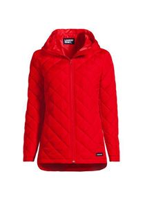 LANDS' END FeatherFree Steppjacke, Damen,  Rot, Polyester, by Lands' End