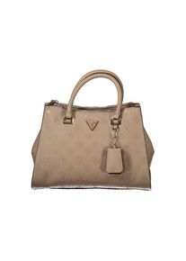 Guess Braune Polyethylen-Handtasche