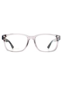 Gucci Rectangle Hommes transparent gris GG0011o